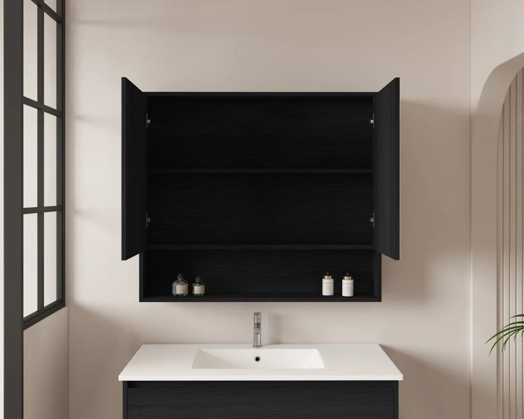 Hera 900mm Shave Cabinet - 900x780x150mm