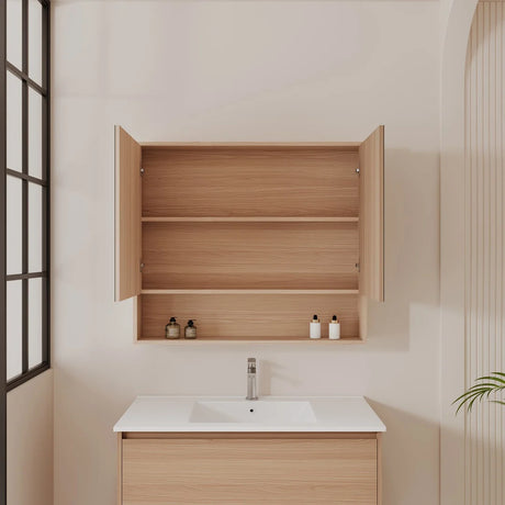 Hera 900mm Shave Cabinet - 900x780x150mm