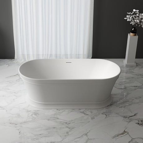 Hampton Gloss White Freestanding Bath - 1700mm