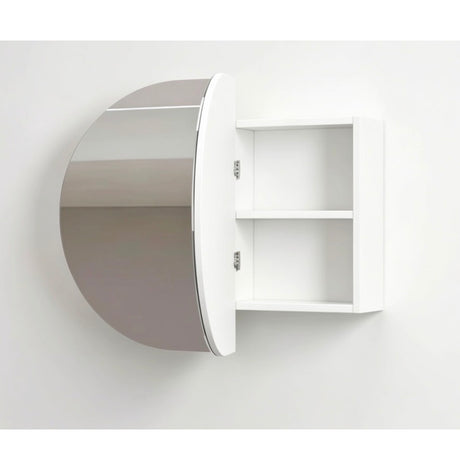 HP6090 - 900x600x150mm Matte White Polyurethane Peel Shaving Cabinent with Pencil Edge Mirror – detail view