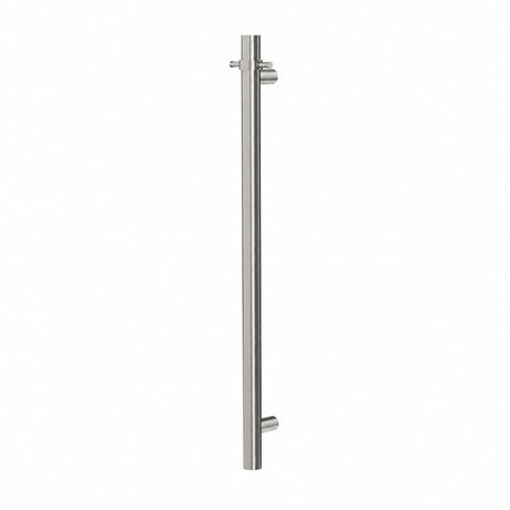 Linsol Allegra 12V Round Bar Vertical Heated Towel Rail with T-Bar