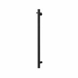 Linsol Allegra 12V Round Bar Vertical Heated Towel Rail with T-Bar