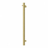 Linsol Allegra 12V Round Bar Vertical Heated Towel Rail with T-Bar