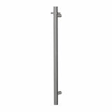 Linsol Allegra 12V Round Bar Vertical Heated Towel Rail with T-Bar