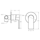 Flores Wall Mixer – alternate view
