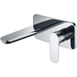 Banda Wall Basin Mixer Set Chrome