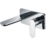 Banda Wall Basin Mixer Set Chrome