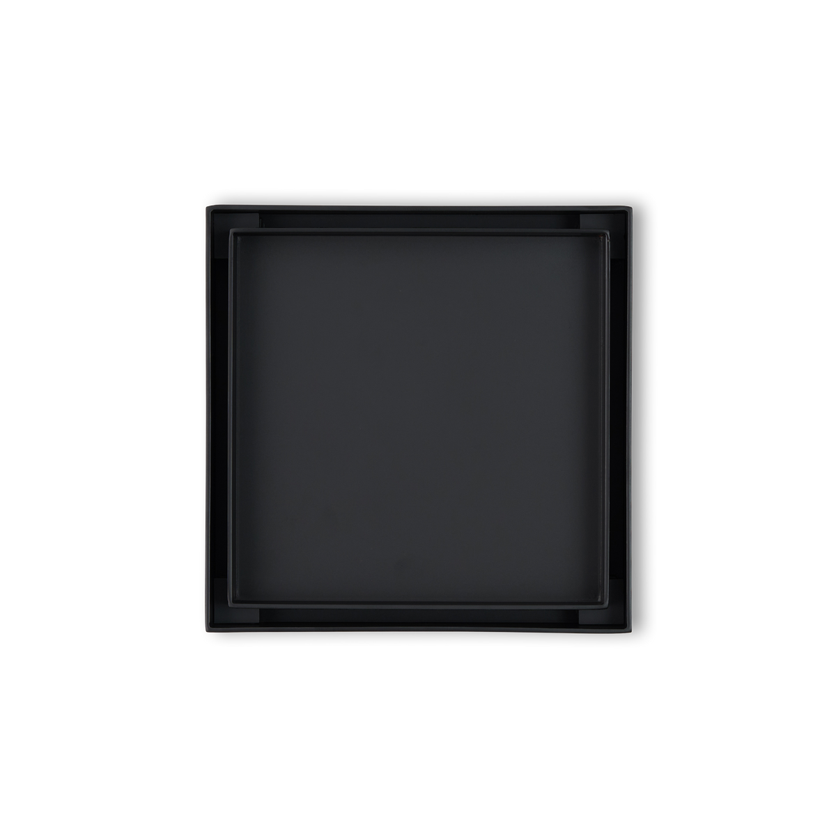 Tile Insert Floor Waste Matt Black - 316 Marine Grade Stainless Steel -  120 x 120mm