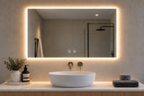 LED Rectangular Shaped Pencil Edge Mirror Backlit - 1200 x 800mm