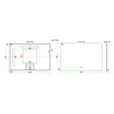 LED12080S - 1200x800x5mm Copper Free Rectangular Shape LED Mirror – alternate view