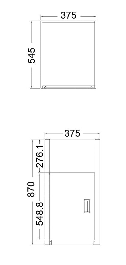 LT31L – SS304 Laundry Sink with Cabinet – alternate view