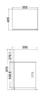 LT35L – SS304 Laundry Sink with Cabinet – alternate view
