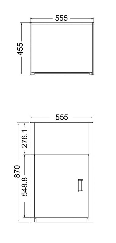 LT35L – SS304 Laundry Sink with Cabinet – alternate view