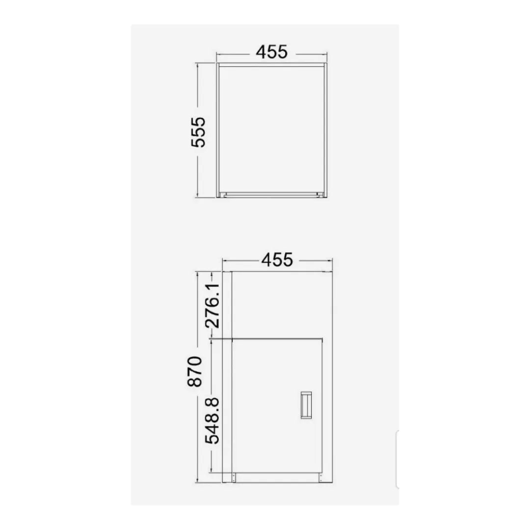 LT35LC-B – SS304 Laundry Sink with Cabinet – alternate view