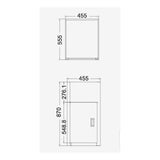 LT35LC-B – SS304 Laundry Sink with Cabinet – alternate view