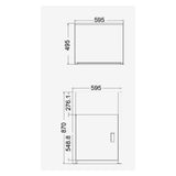 LT45L-B – SS304 Laundry Sink with Cabinet – alternate view