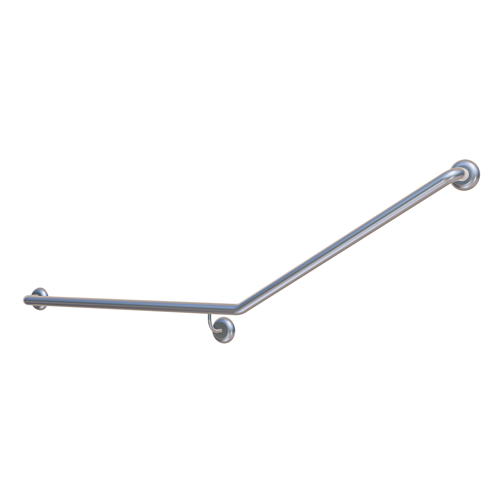 Metlam 30° Flush Mount Side Wall LH Grab Rail