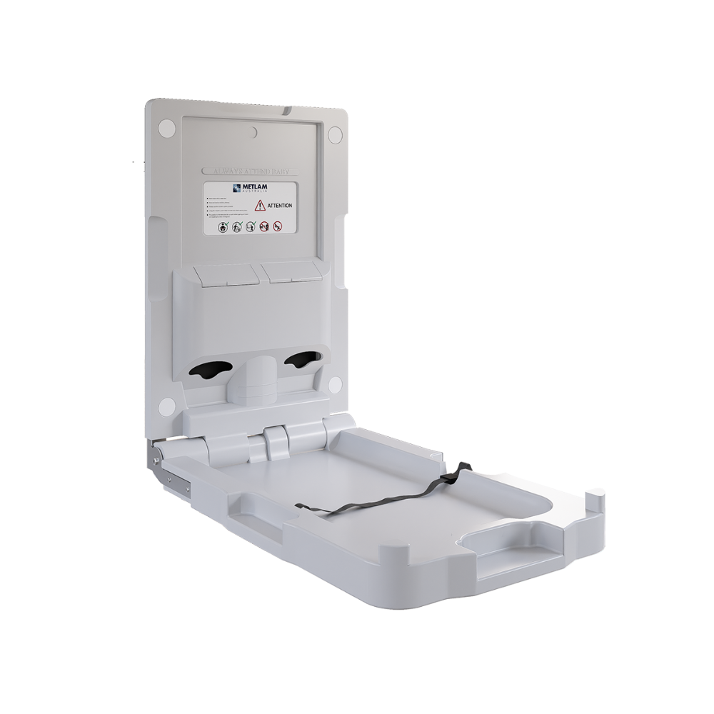 Metlam Vertical Baby Change Station in Off-White