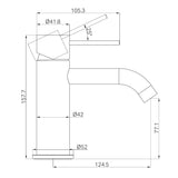 Nero Mecca Basin Mixer