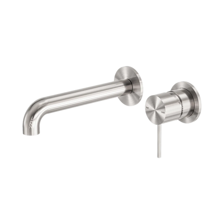Nero Mecca Wall Basin/Bath Mixer Separate Back Plate 185mm