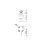 Nero Mecca Shower Mixer 60mm Plate - Body Included