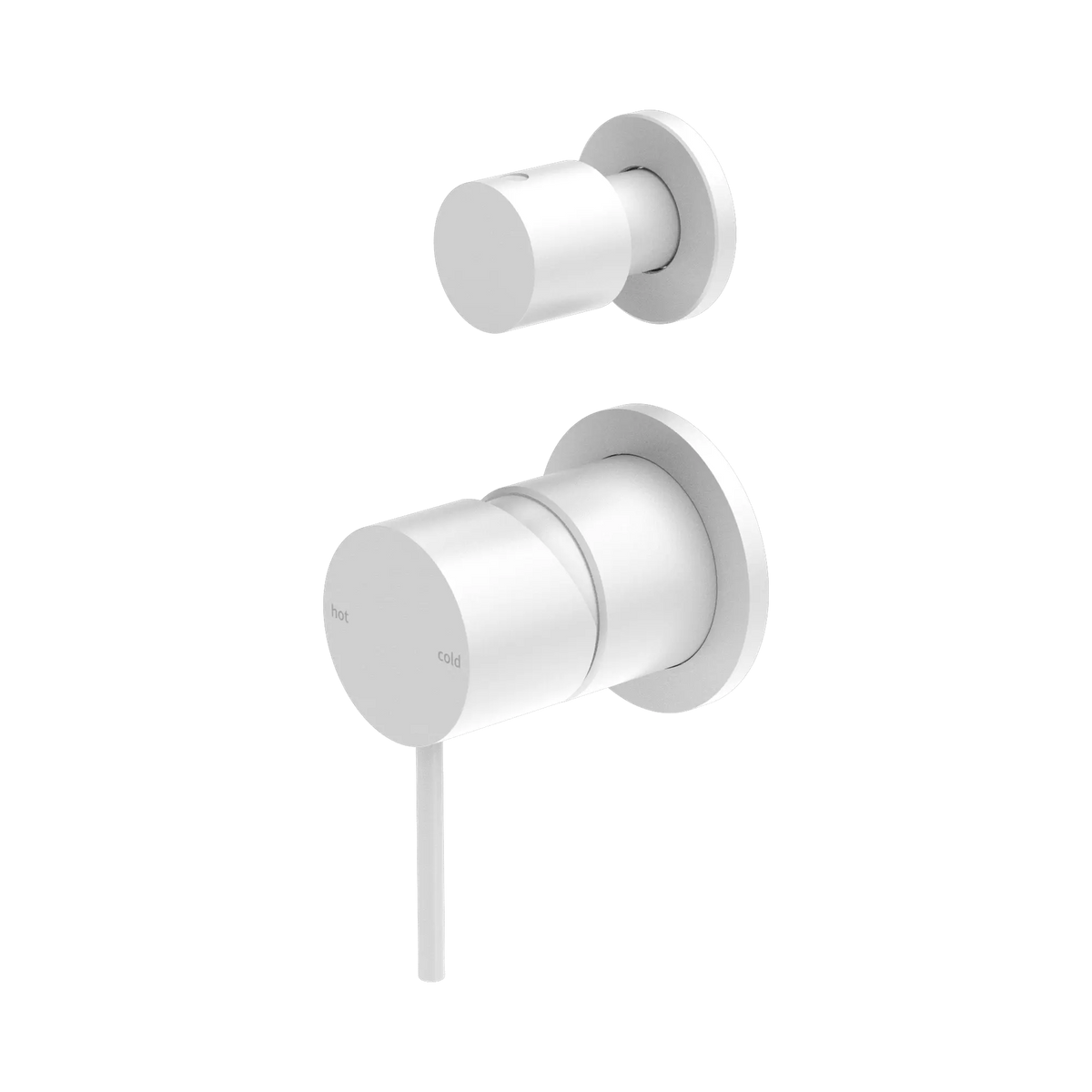 Nero Mecca Shower Mixer With Diverter Separate Back Plate