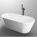 Olinda Oval Gloss White Freestanding Bath Tub - 1700mm – alternate view