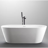 Olinda Oval Gloss White Freestanding Bath Tub - 1700mm