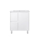PE750L - 750x360x875mm PVC Waterproof Vanity with Ceramic Basin