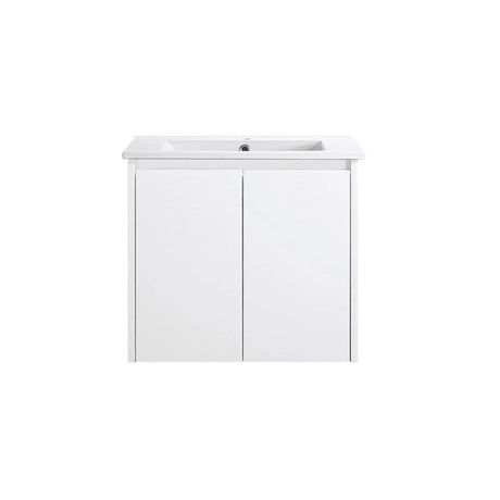 PEWH600 - 600x360x540mm Wall Hung PVC Waterproof Vanity with Ceramic Basin