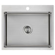 Eden Single Bowl Abovemount Laundry Sink 580mm