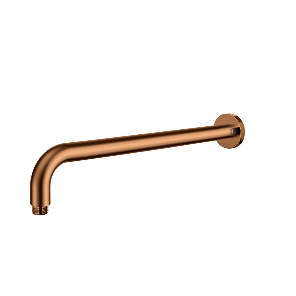 Round Shower Arm Horizontal 400mm - 420x100x35mm – alternate view