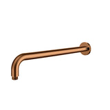 Round Shower Arm Horizontal 400mm - 420x100x35mm – alternate view