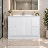 Felix 1200mm MDF Polyurethane Vanity on Kickboard - 1200x460x880mm