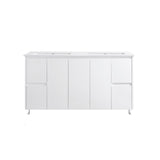 PS1500D - 1500x460x875mm PVC Waterproof Vanity with Double Bowl Undermount Basin