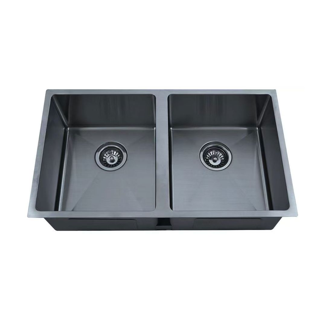 Eden Double Bowl Above / Undermount Sink 760mm – view 4