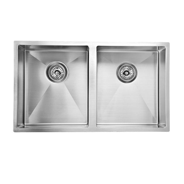 Eden Double Bowl Above / Undermount Sink 760mm