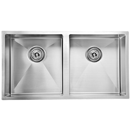 Eden Double Bowl Above / Undermount Sink 400mm