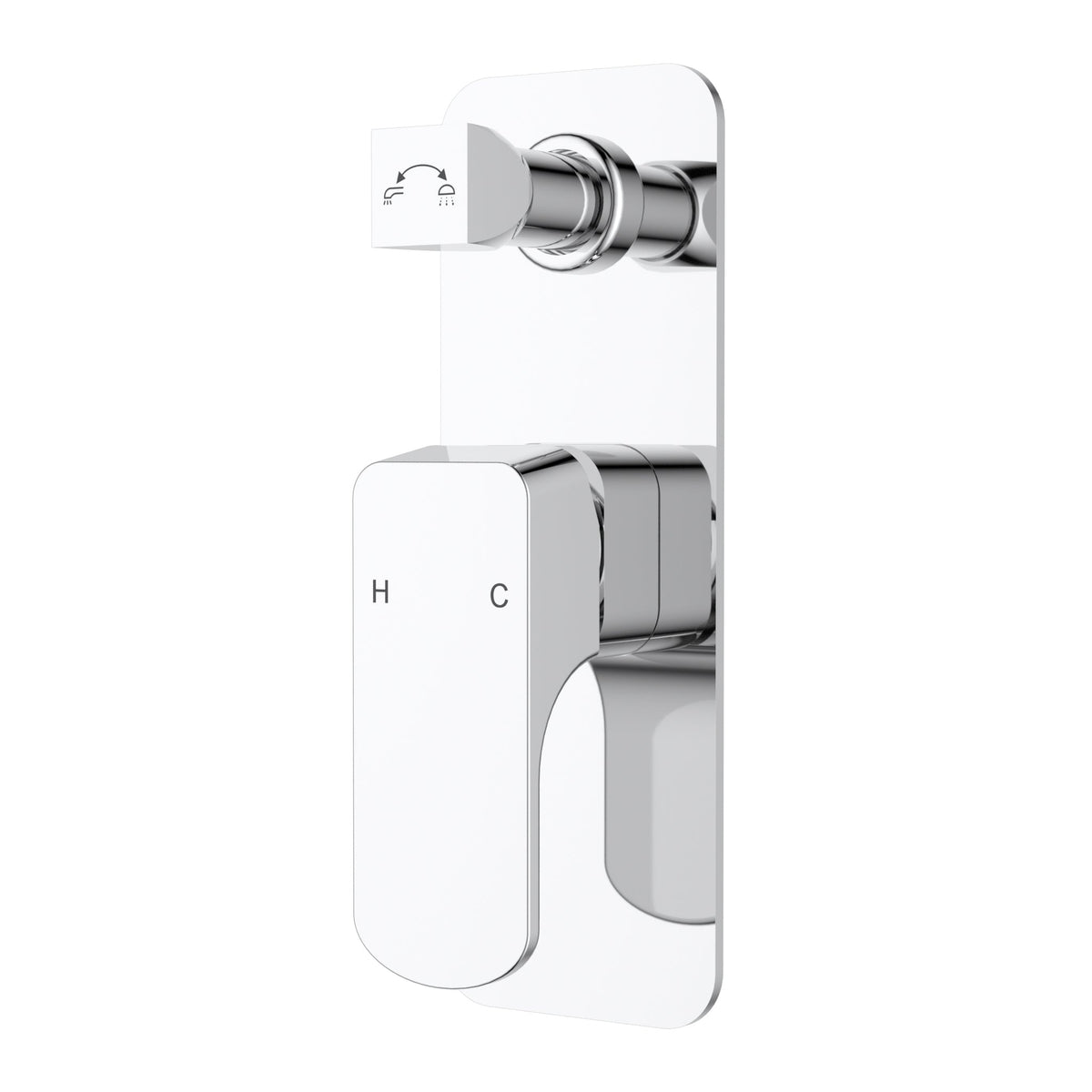 Eden Wall Mixer Diverter Chrome