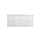 PWH1200 - 1200x460x540mm Wall Hung PVC Waterproof Vanity with Ceramic Basin