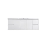 PWH1500 - 1500x460x540mm Wall Hung PVC Waterproof Vanity with Undermount Basin