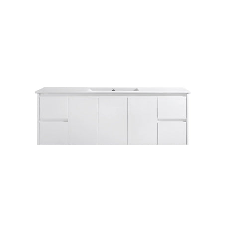 PWH1500 - 1500x460x540mm Wall Hung PVC Waterproof Vanity with Undermount Basin