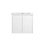 PWH600 - 600x460x540mm Wall Hung PVC Waterproof Vanity with Ceramic Basin