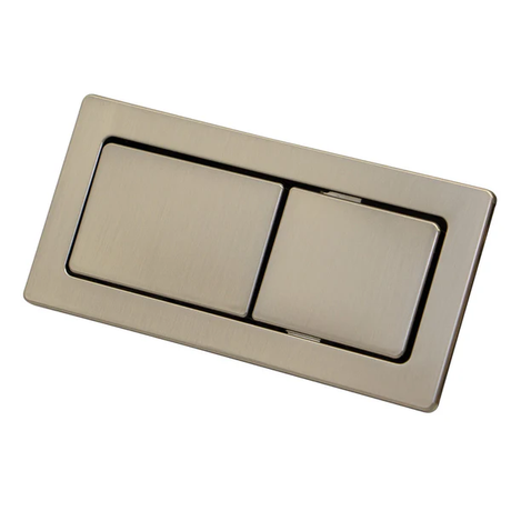 Rectangular Flush Buttons – Brushed Nickel