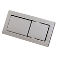 Rectangular Flush Buttons – Chrome