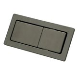 Rectangular Flush Buttons – Gun Metal