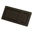Rectangular Flush Buttons – Matte Black