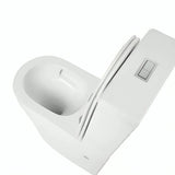 Neilson Rimless Tornado Quiet Flush Toilet Suite – Gloss White – alternate view