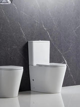Ivy Rimless Back to Wall Toilet Suite – Gloss White – alternate view