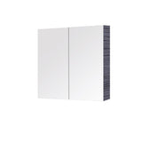 SD600 - 600x720x150mm Veneer Cabinet with Pencil Edge Mirror